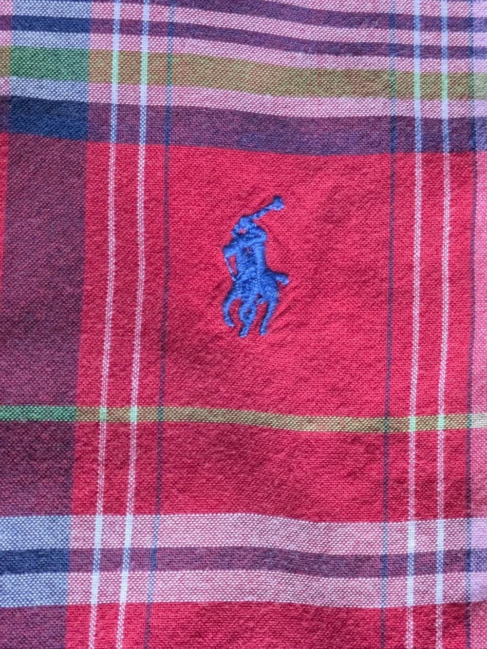 Ralph Lauren Multi-Color Cotton Plaid Button-Down Shirt Size 2T